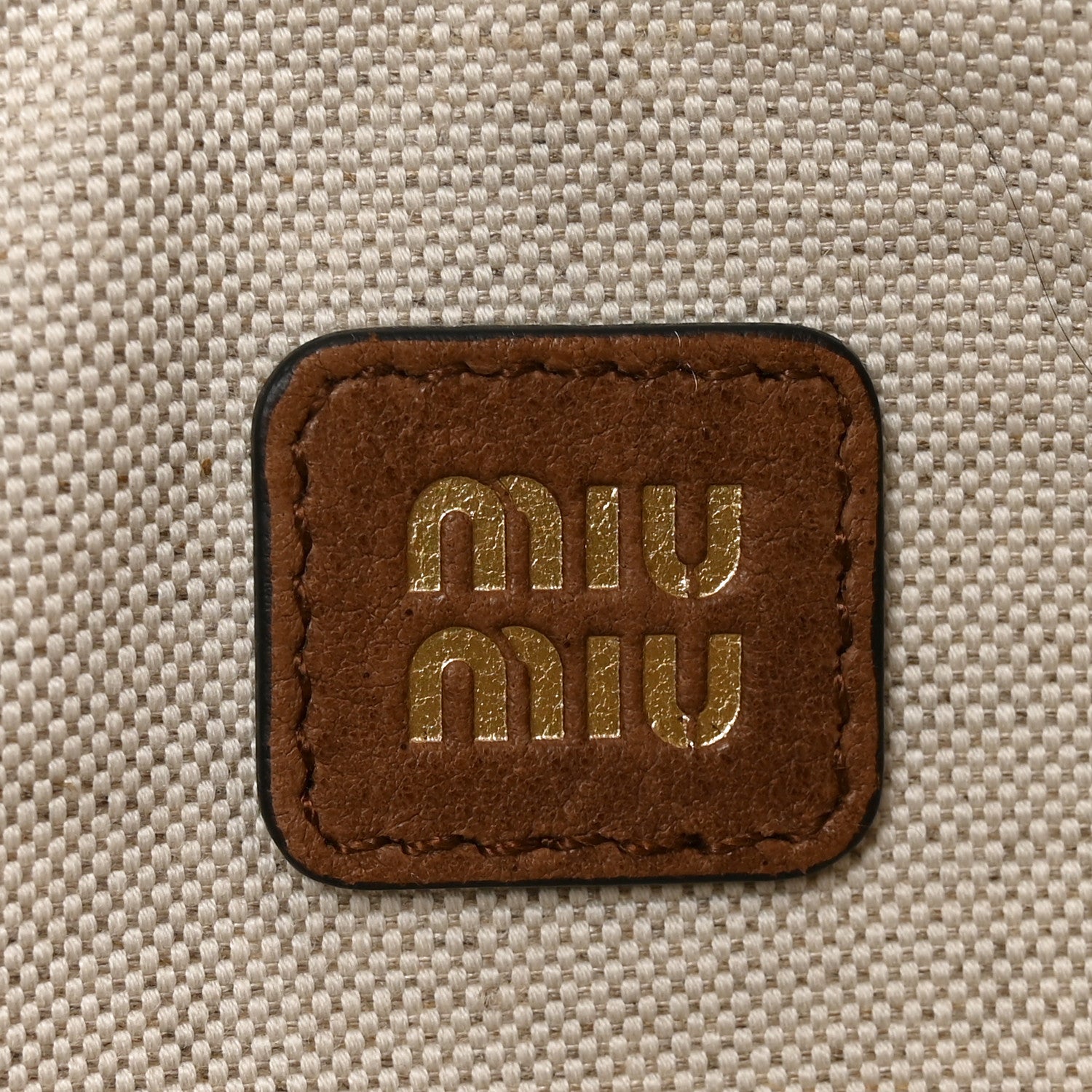 Miu Miu Nappa Aviator Mini Pouch Rovere 6 of 9