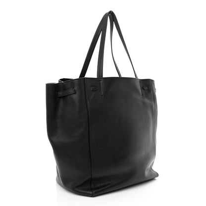 Celine Soft Grained Calfskin Medium Belt Cabas Phantom Black 3 of 13