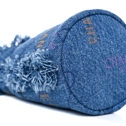 Chanel Denim Quilted Mood Mini Bucket With Chain Blue Multicolor 8 of 10