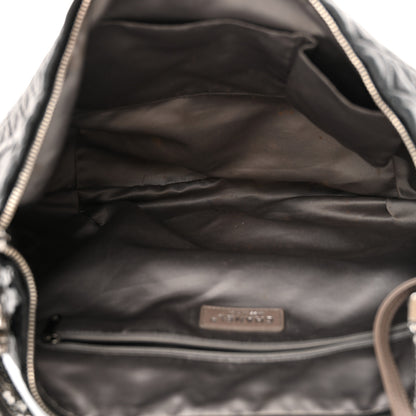 Chanel Lambskin Large Chain Mail Hobo Black 5 of 14