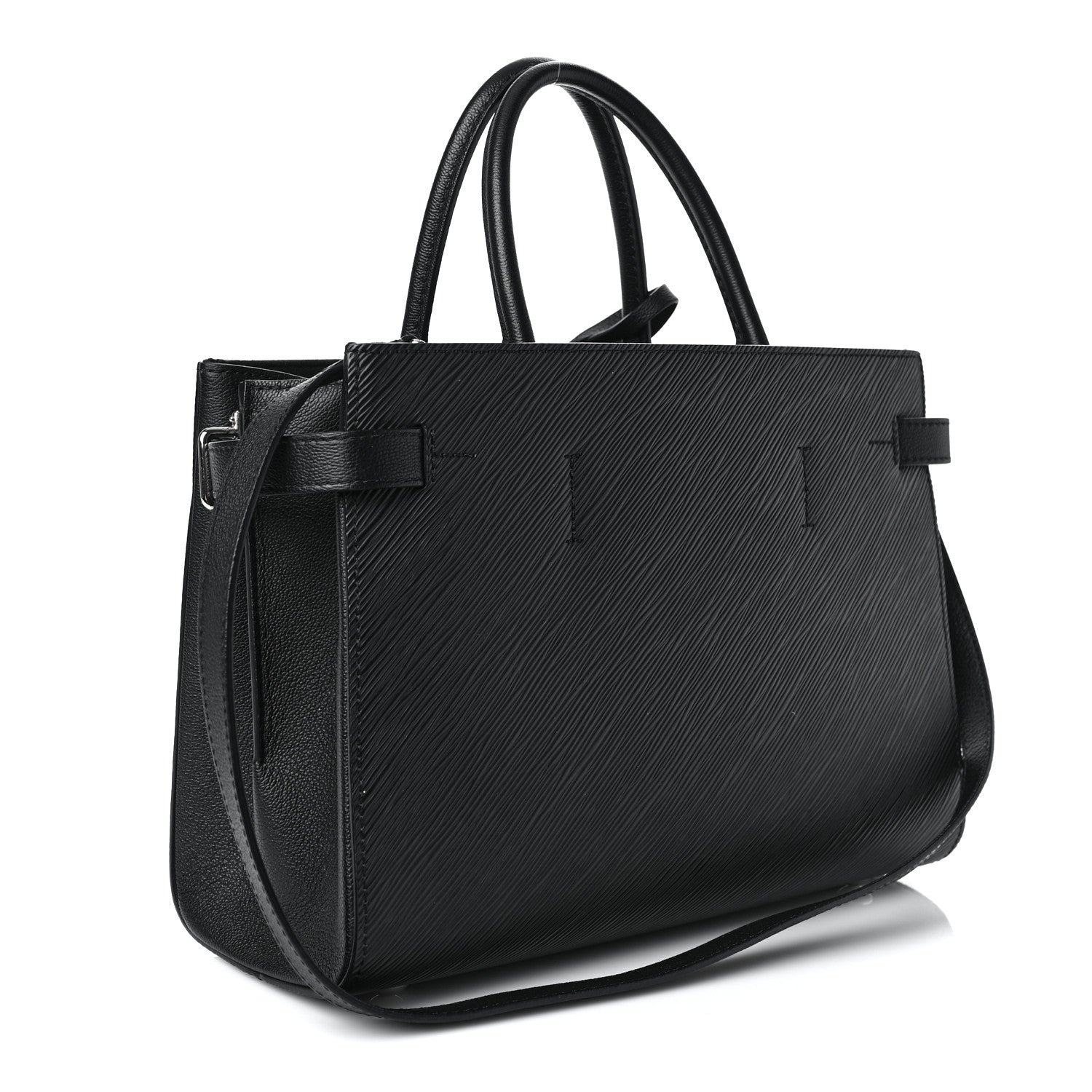 Louis Vuitton Epi Twist Tote Black 3 of 8