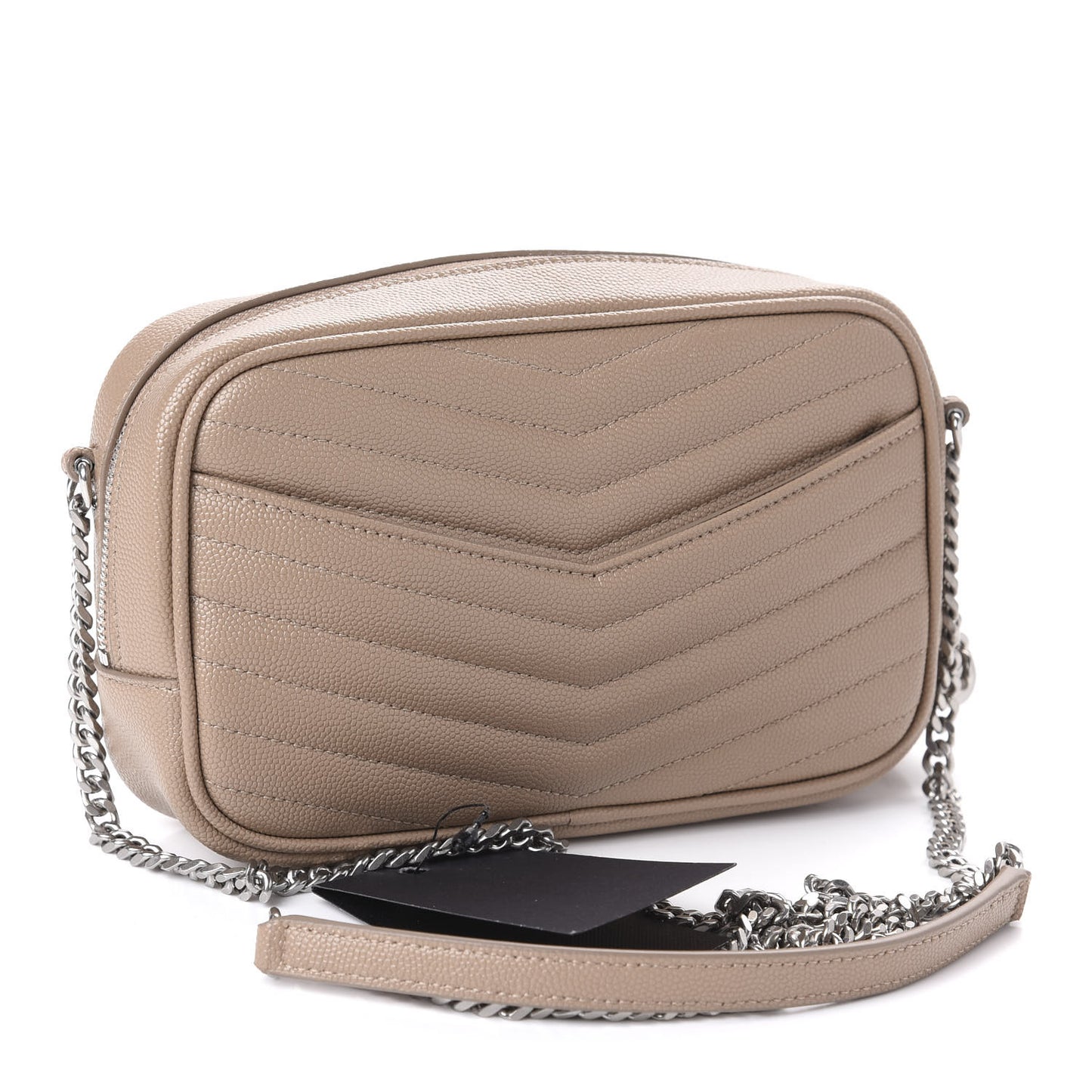 Grain De Poudre Matelasse Monogram Mini Lou Camera Bag Gold Sand