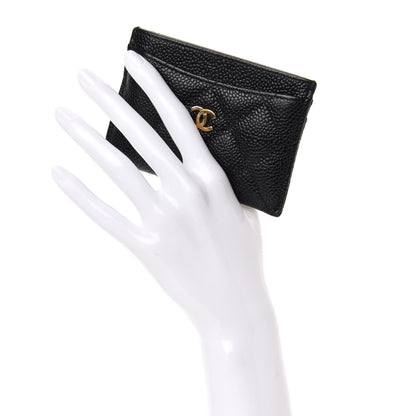 Chanel Caviar Quilted Card Holder Black 2 of 9