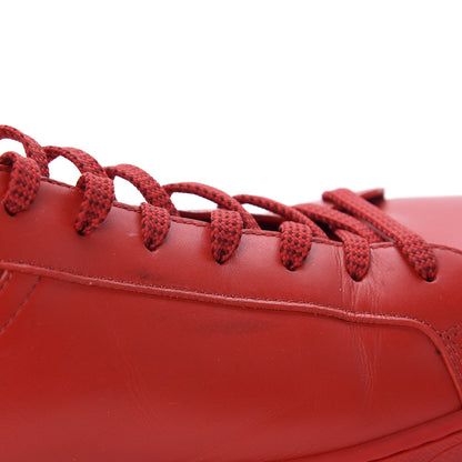 Louis Vuitton Calfskin Luxembourg Sneakers 10 Red 10 of 12