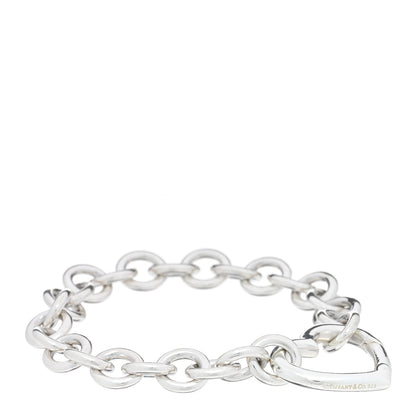 Tiffany Sterling Silver Open Heart Clasp Bracelet 1 of 3