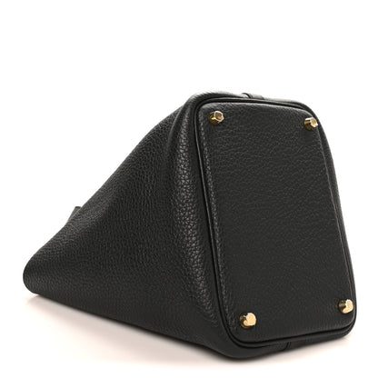 Hermes Taurillon Clemence Picotin Lock 18 PM Black 4 of 10