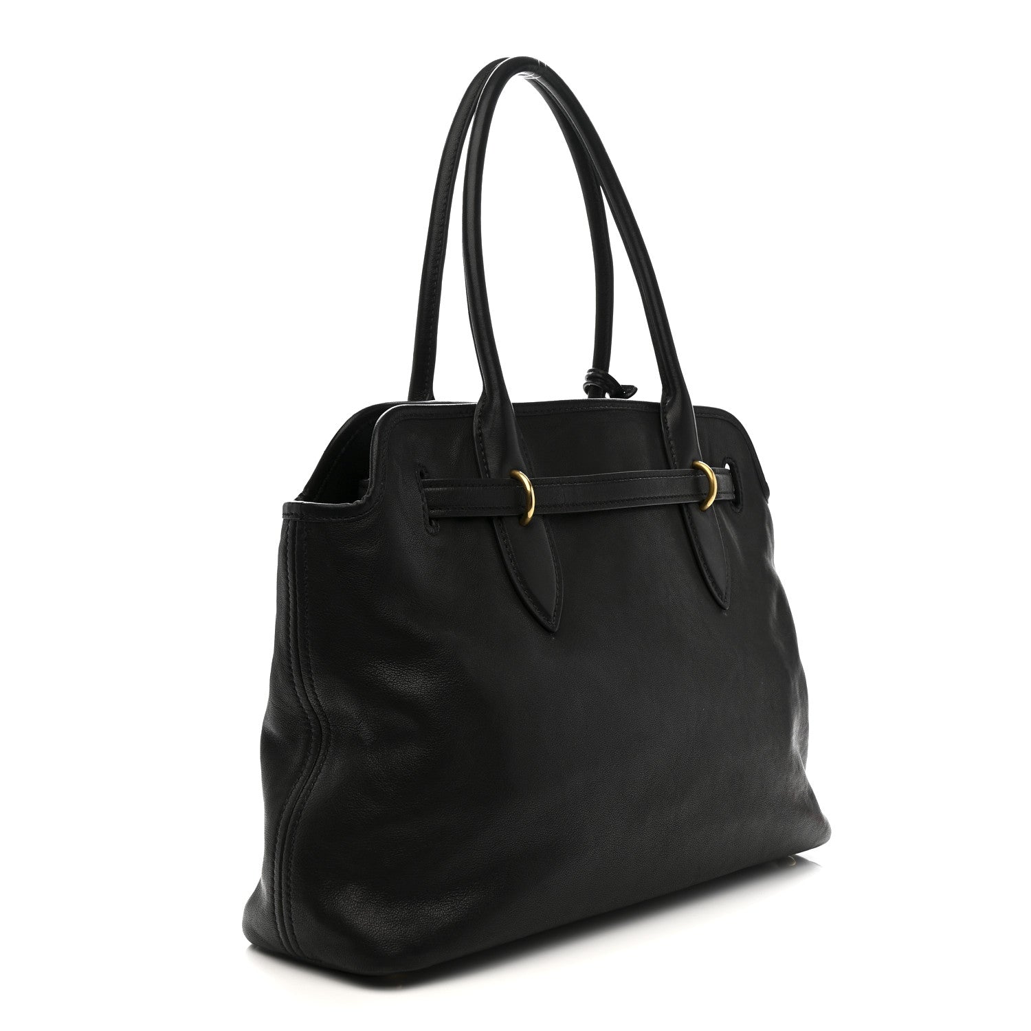 Miu Miu Nappa Medium Aventure Bag Black 3 of 10