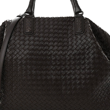 Bottega Veneta Nappa Intrecciato Maxi Convertible Tote Ebano 7 of 13