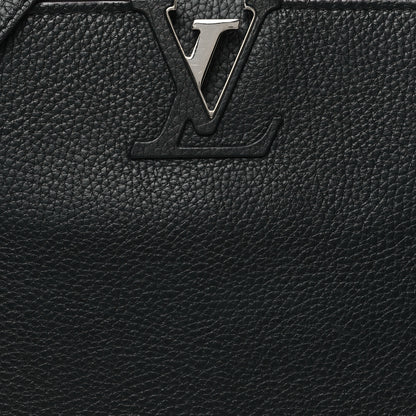 Louis Vuitton Taurillon Snakeskin Capucines PM Black 7 of 9