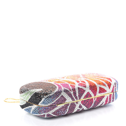 Judith Leiber Swarovski Crystal Butterfly Wing Minaudiere Clutch 4 of 8