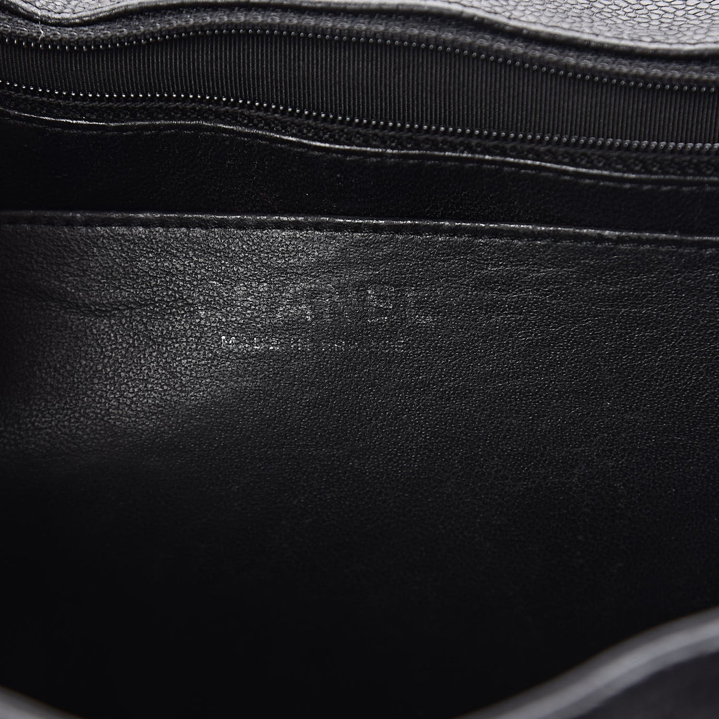 Caviar Quilted Jumbo Single Flap Black