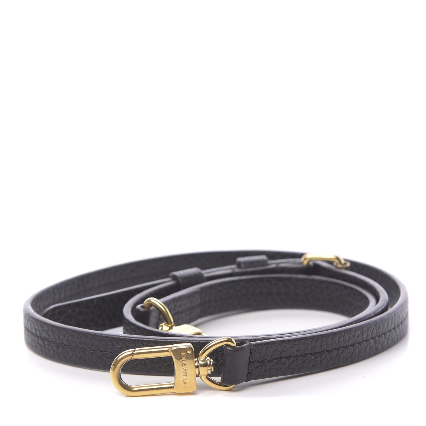 Calfskin Adjustable Retiro NM Shoulder Strap Black