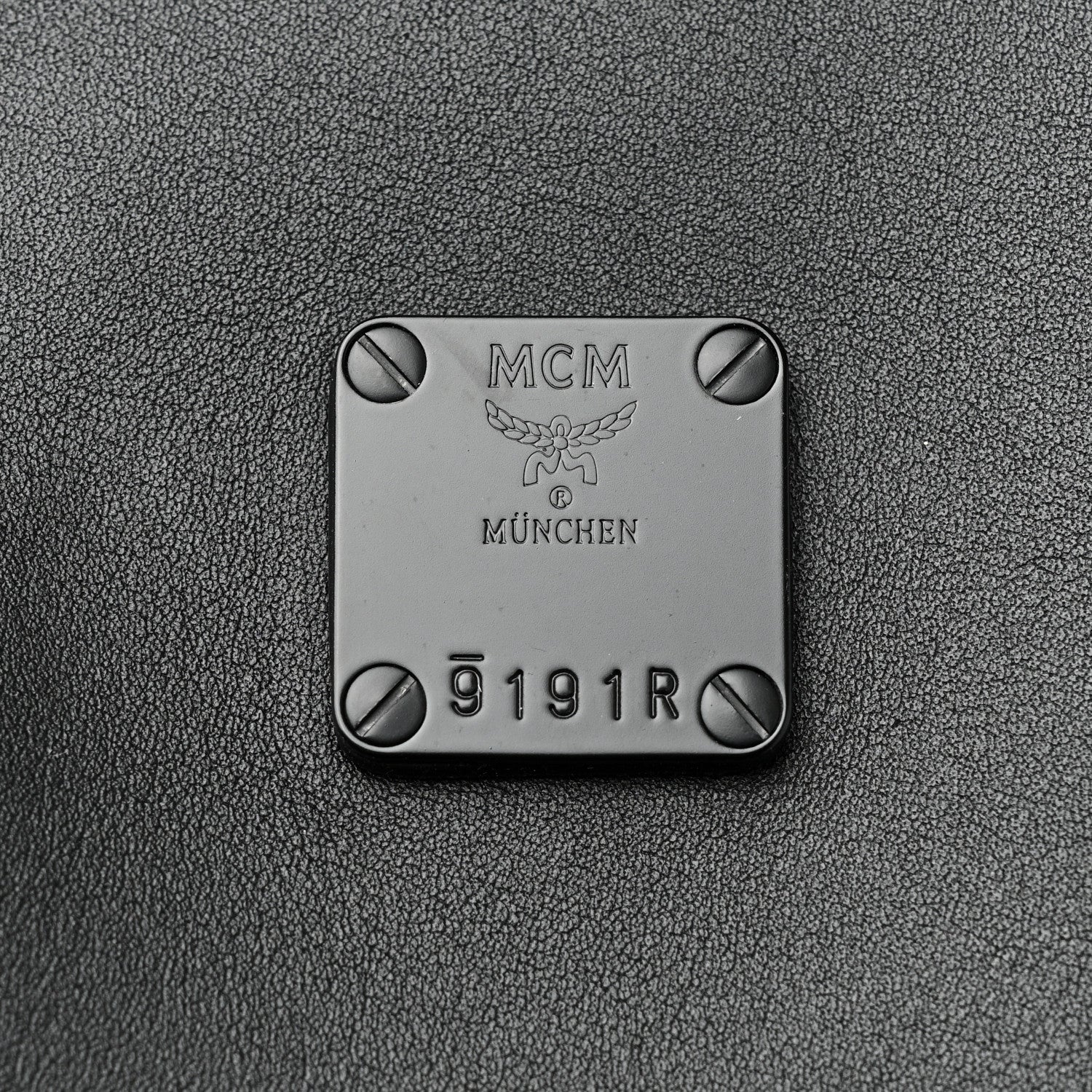 MCM Canvas Nappa Cubic Monogram Brandenburg Backpack Black White 8 of 11