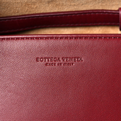 Bottega Veneta Nappa Maxi Intrecciato Mini Cassette Crossbody Bordeaux 11 of 16