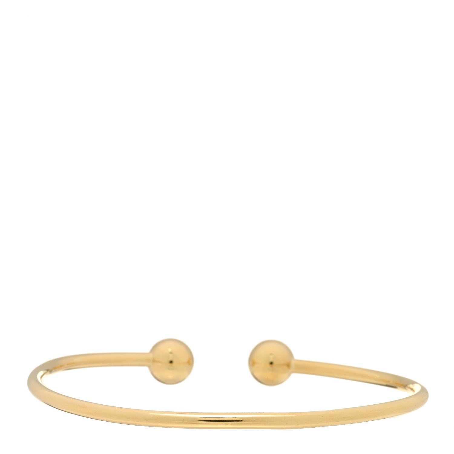 Tiffany 18K Yellow Gold HardWear Ball Wire Bracelet 2 of 3