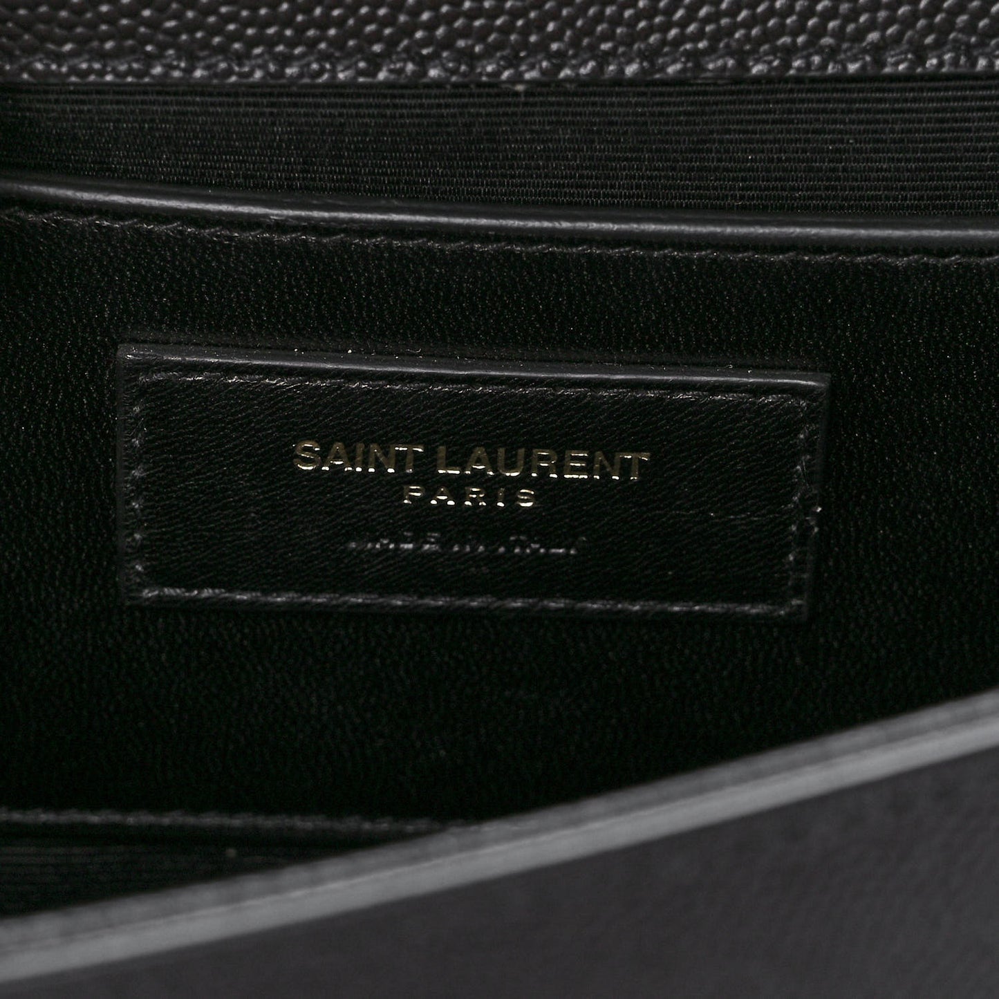 Grain De Poudre Medium Classic Monogram Kate Satchel Black