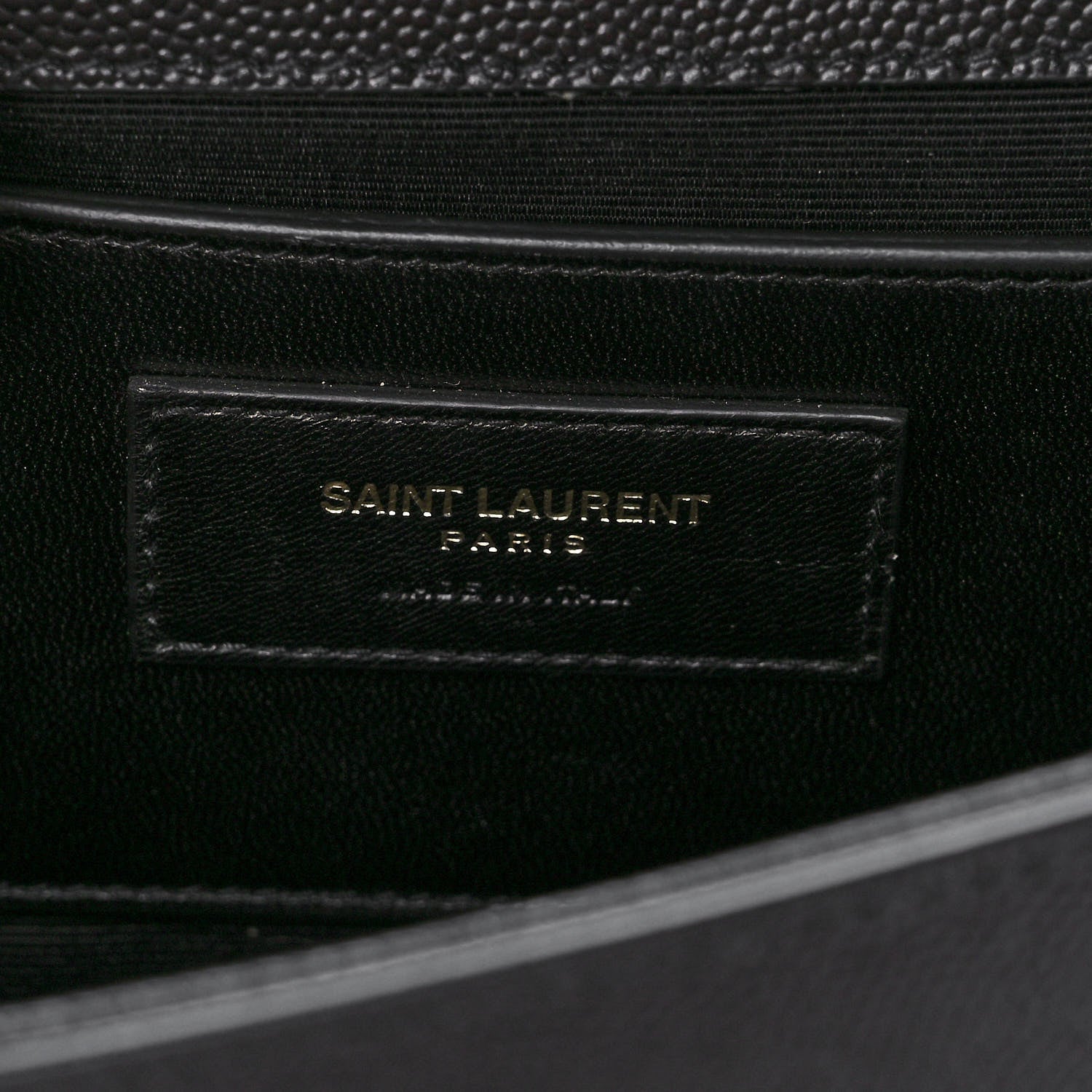 Saint Laurent Grain De Poudre Medium Classic Monogram Kate Satchel Black 7 of 11