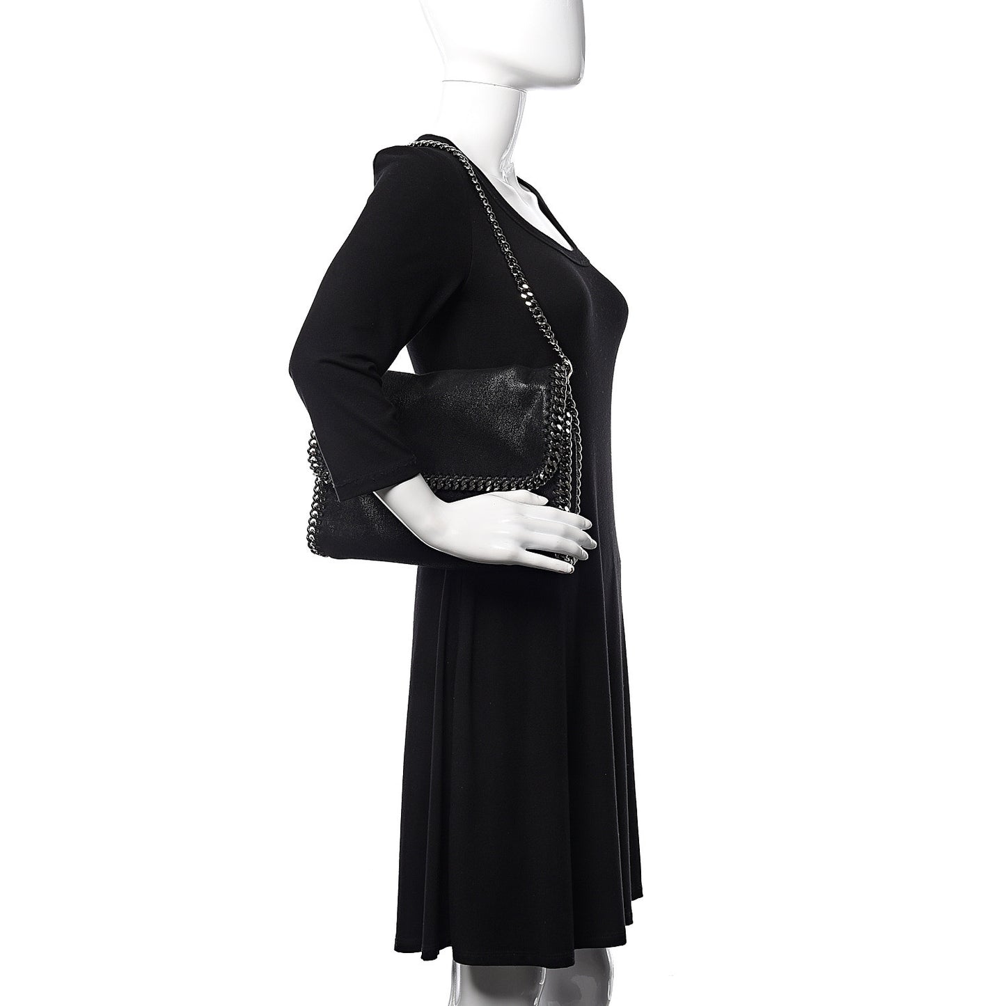 Shaggy Deer Falabella Clutch Black