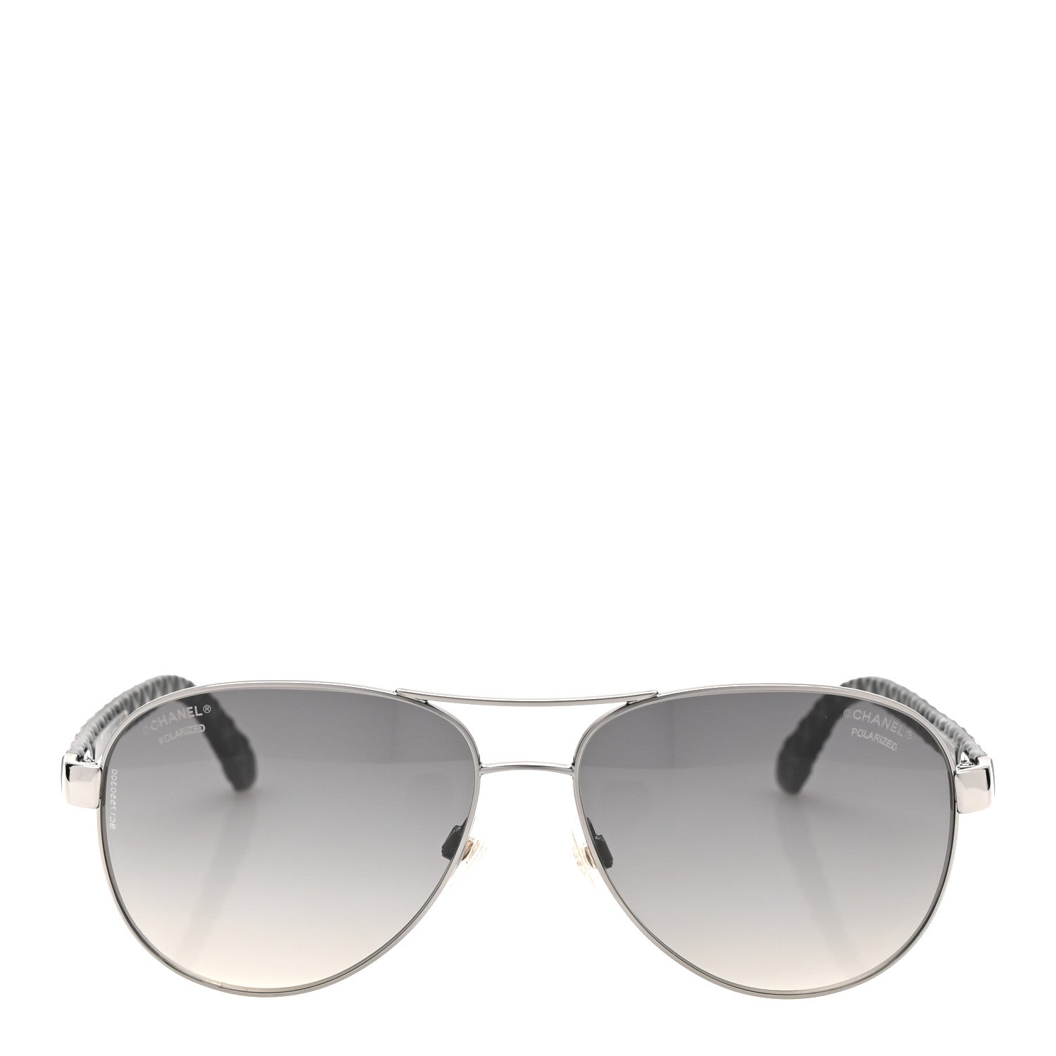 Chanel Aviator Polarized Sunglasses 4204-Q Black 2 of 8