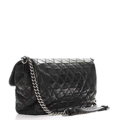 Chanel Iridescent Calfskin Large Coco Daily Flap Black 13 of 21
