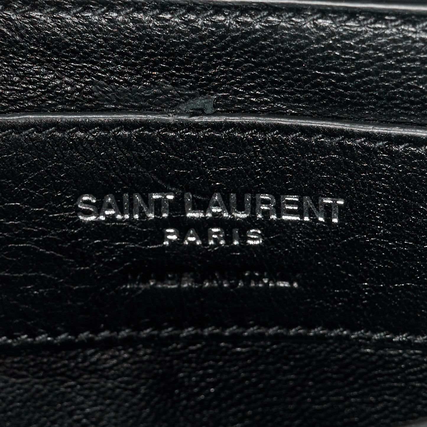 Grain De Poudre Medium Classic Monogram Monochrome Kate Satchel Black