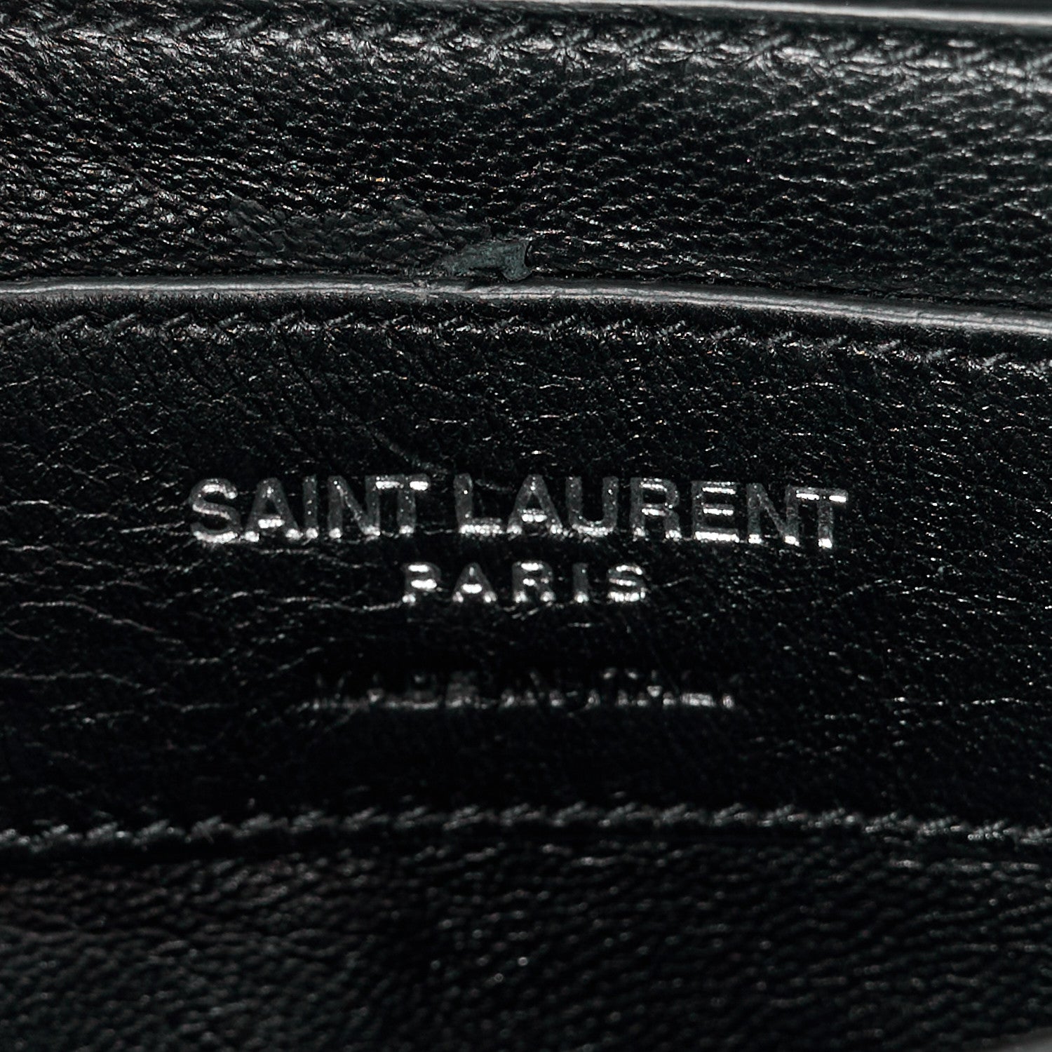Saint Laurent Grain De Poudre Medium Classic Monogram Monochrome Kate Satchel Black 6 of 11
