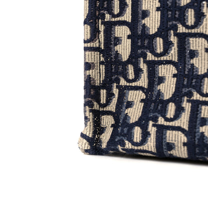 Christian Dior Oblique Large Book Tote Blue Multicolor 14 of 15