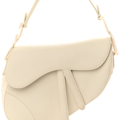 Christian Dior Ultra Matte Calfskin Saddle Bag Off White 8 of 11