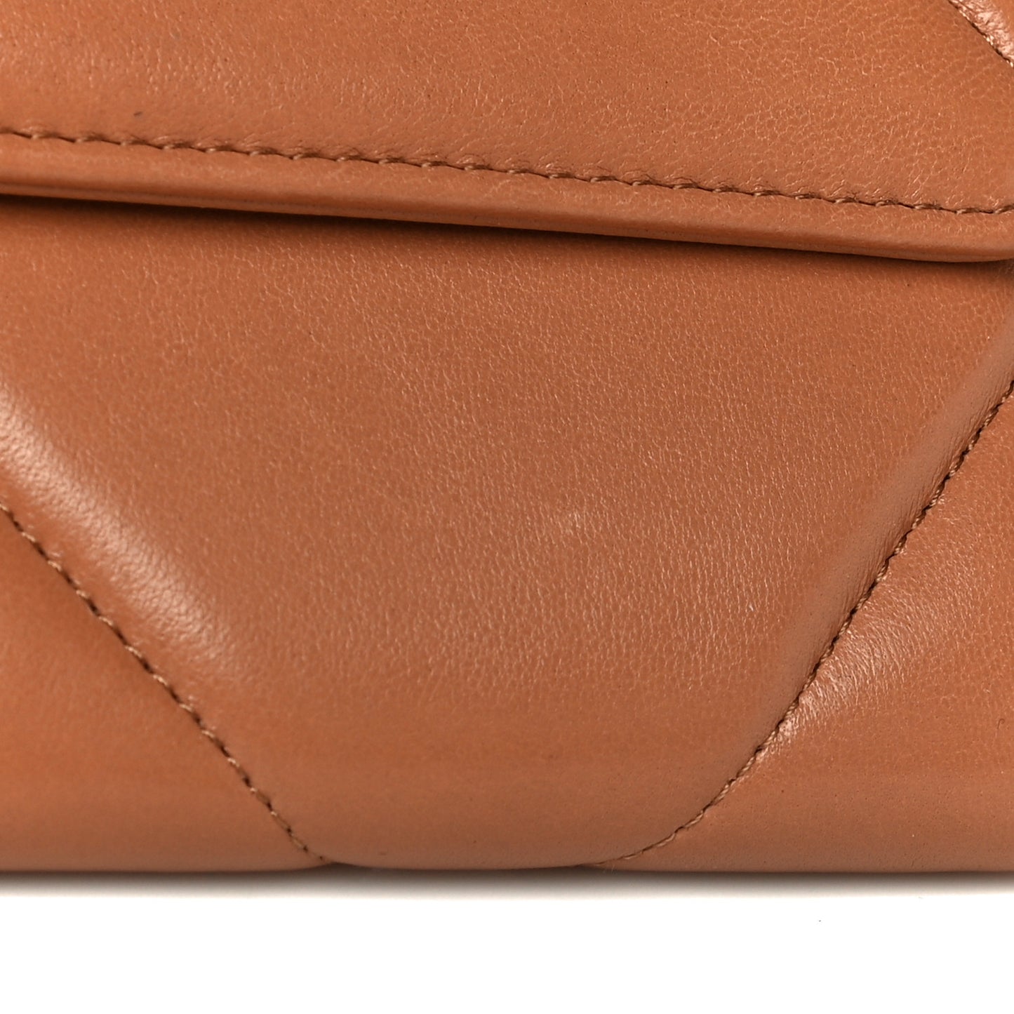 Lambskin Quilted Chanel 19 Flap Wallet Brown