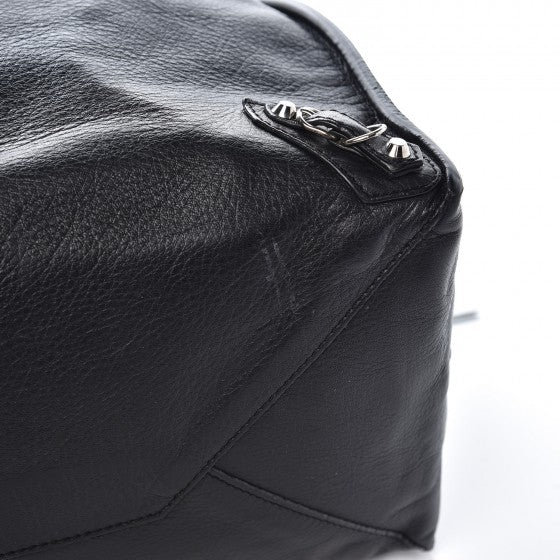 Supple Calfskin Papier A4 Tote Black