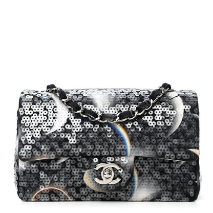Chanel Canvas Sequin Mini Rectangular Flap Black 1 of 4