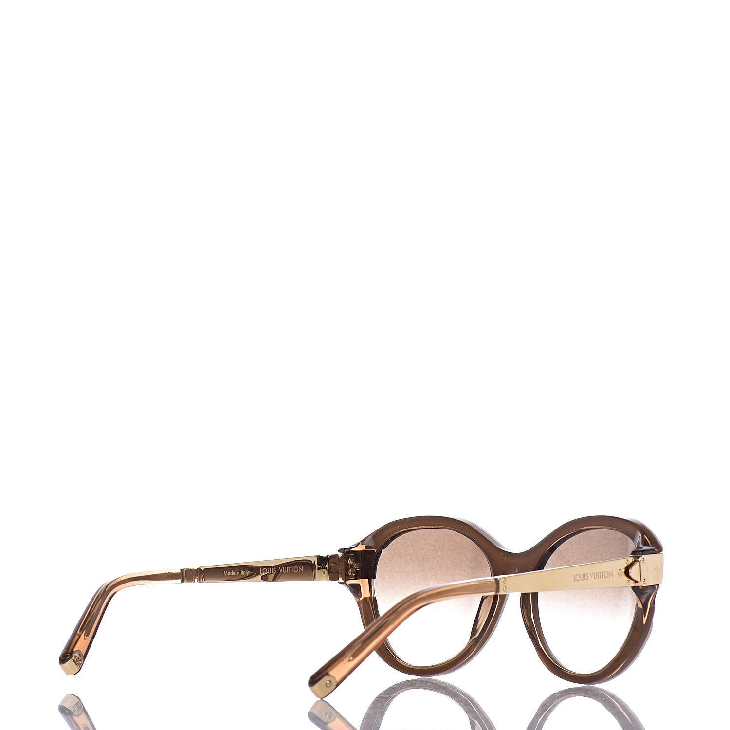 Louis Vuitton Petit Soupcon Cat Eye Sunglasses Z0487W Brown 4 of 9