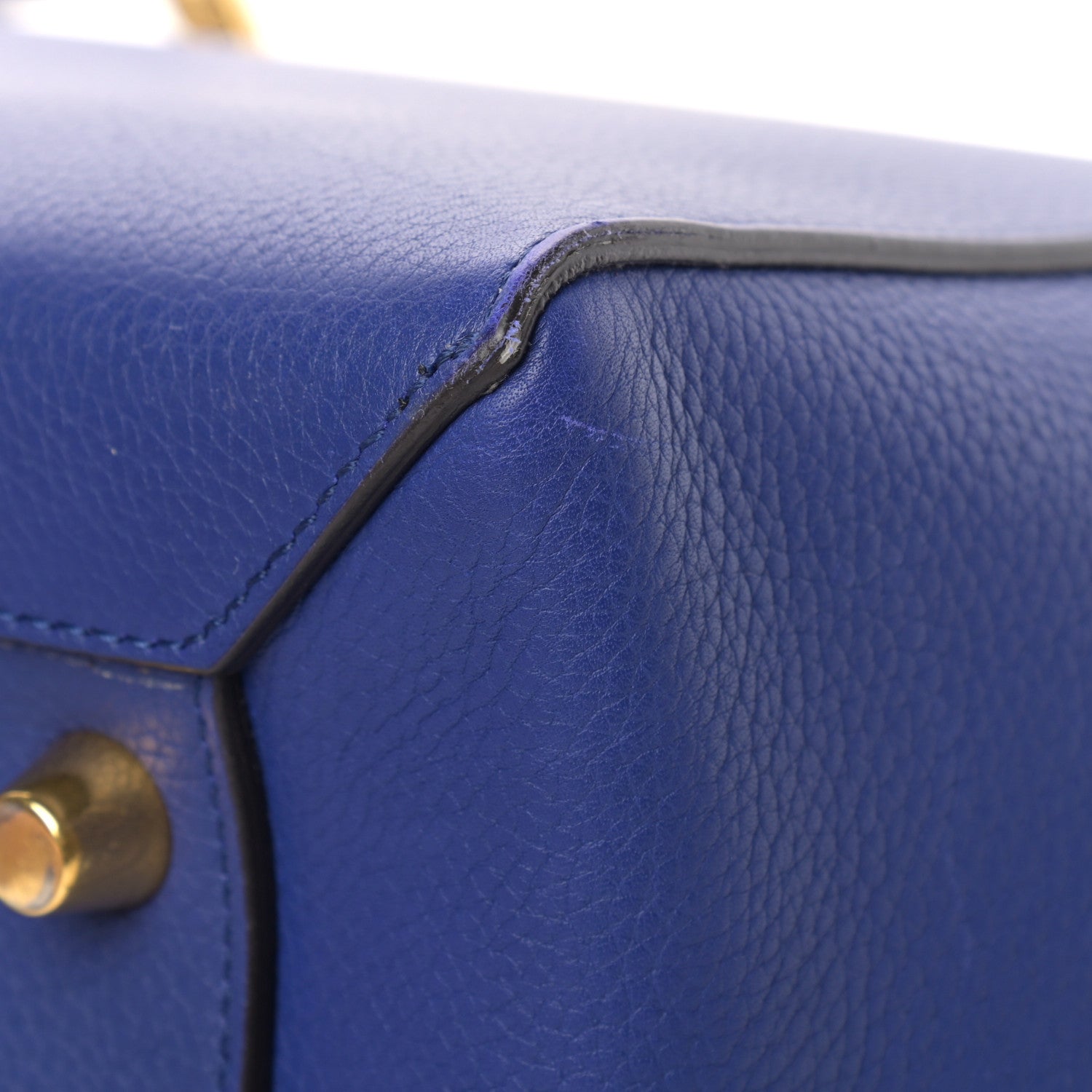 Celine Grained Calfskin Mini Belt Bag Indigo 14 of 16