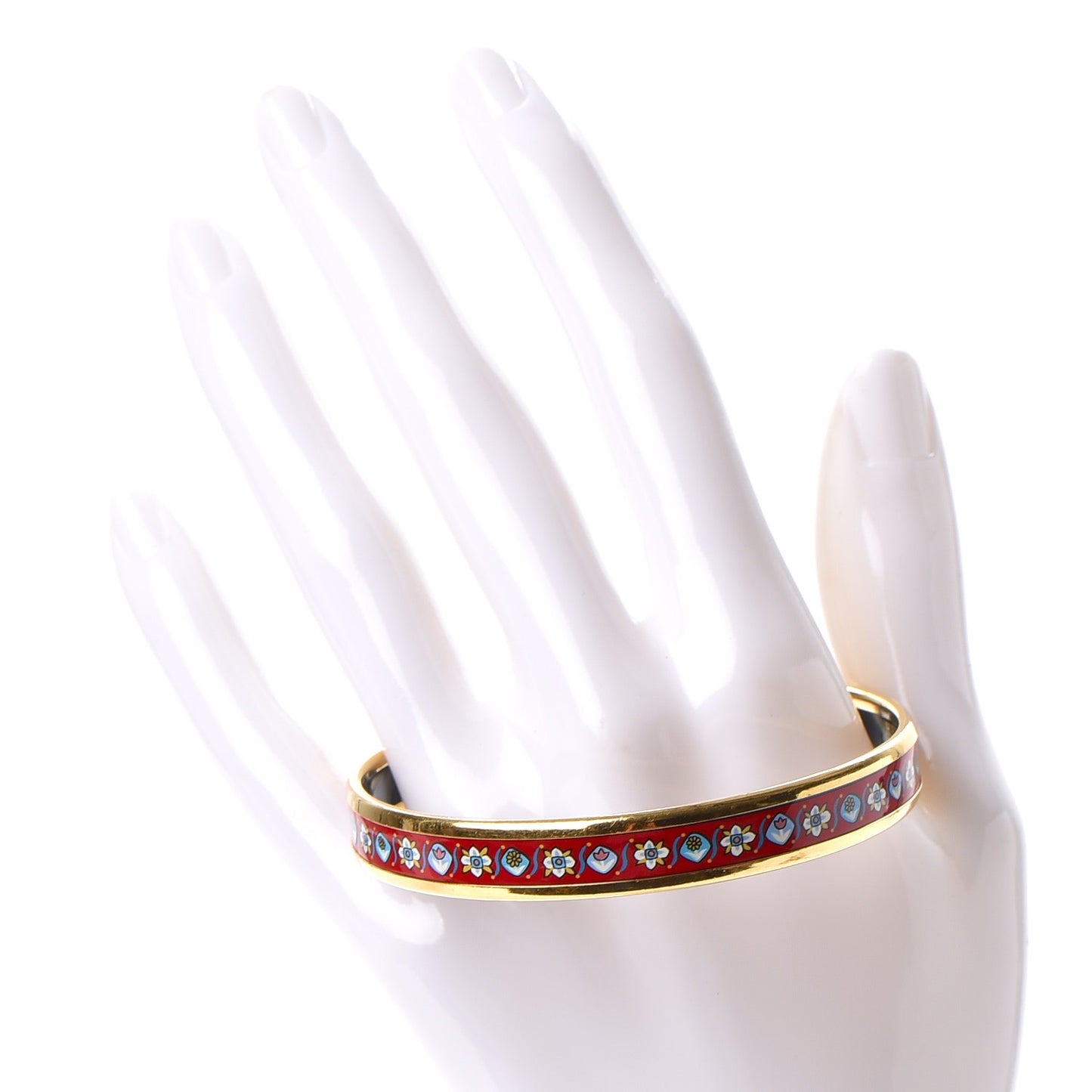 Enamel Printed Narrow Bracelet 62