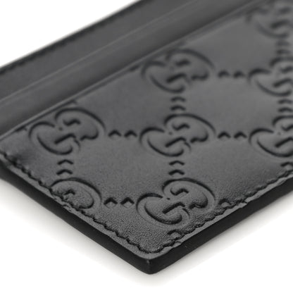 Gucci Guccissima Card Holder Black 8 of 9