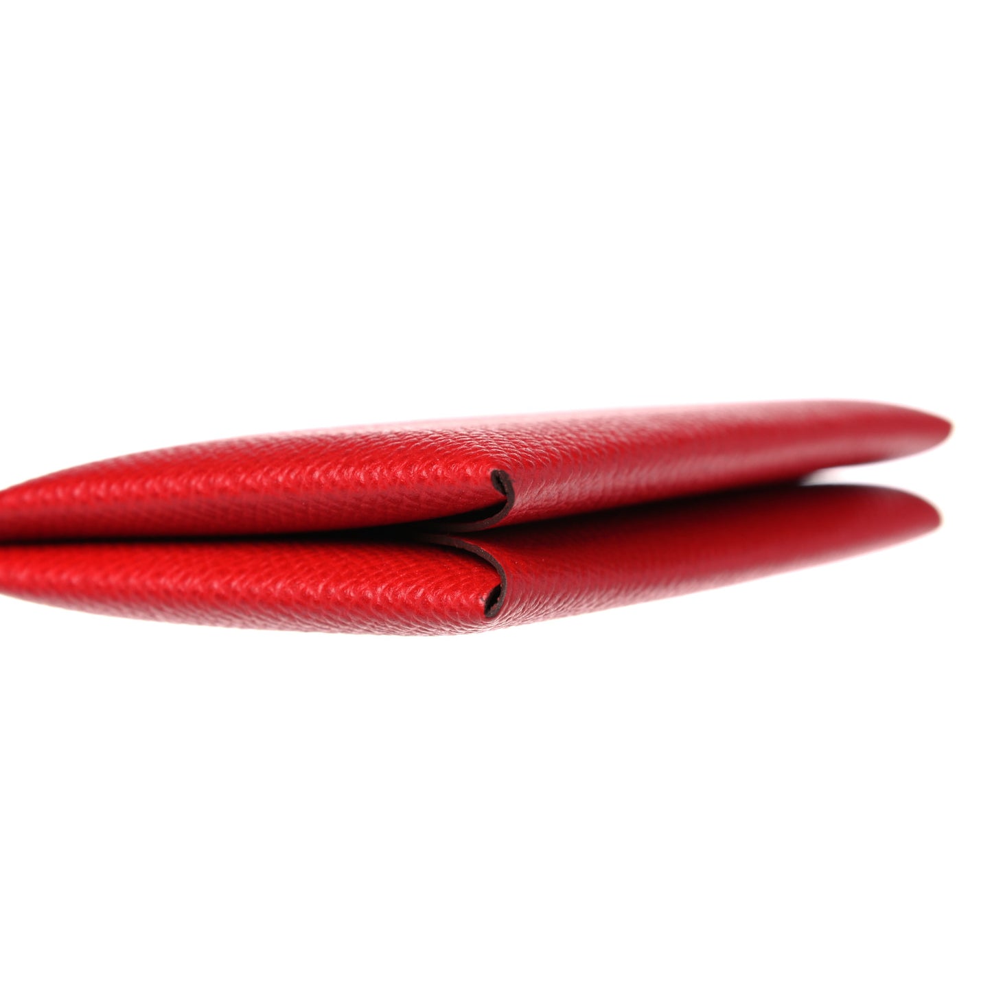 Epsom Calvi Card Case Rouge Casaque