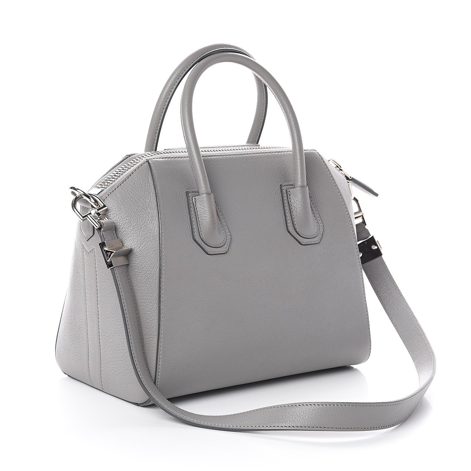 Givenchy Sugar Goatskin Small Antigona Pearl Grey 2 of 8