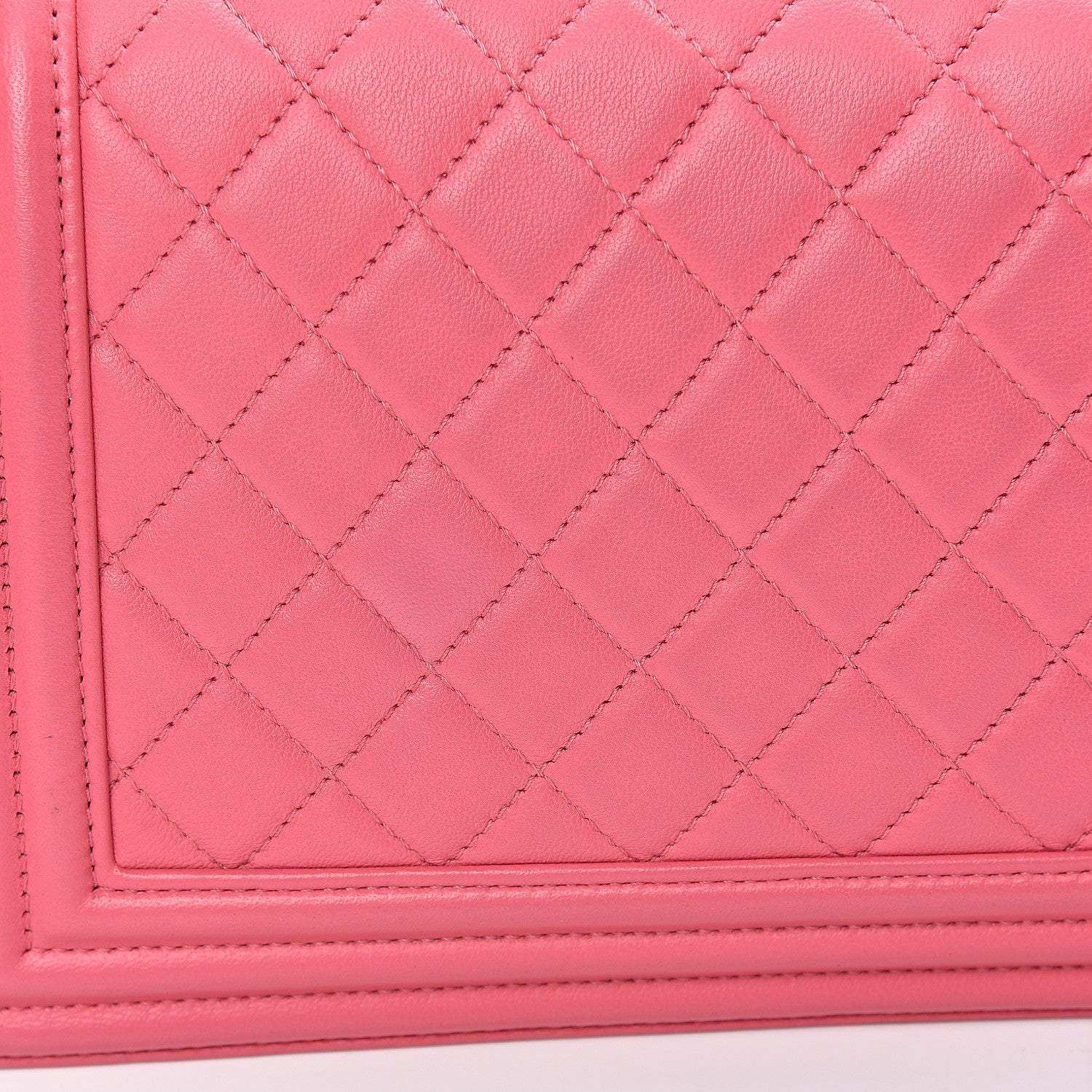 Chanel Lambskin Quilted Medium Boy Flap Pink 10 of 11