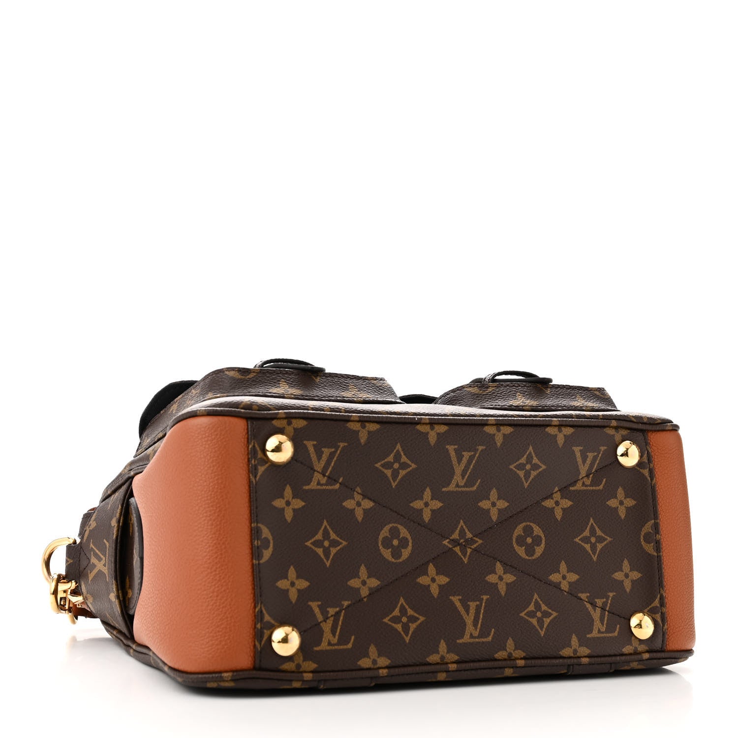 Louis Vuitton LOUIS VUITTON Monogram Manhattan NM Caramel 4 of 10