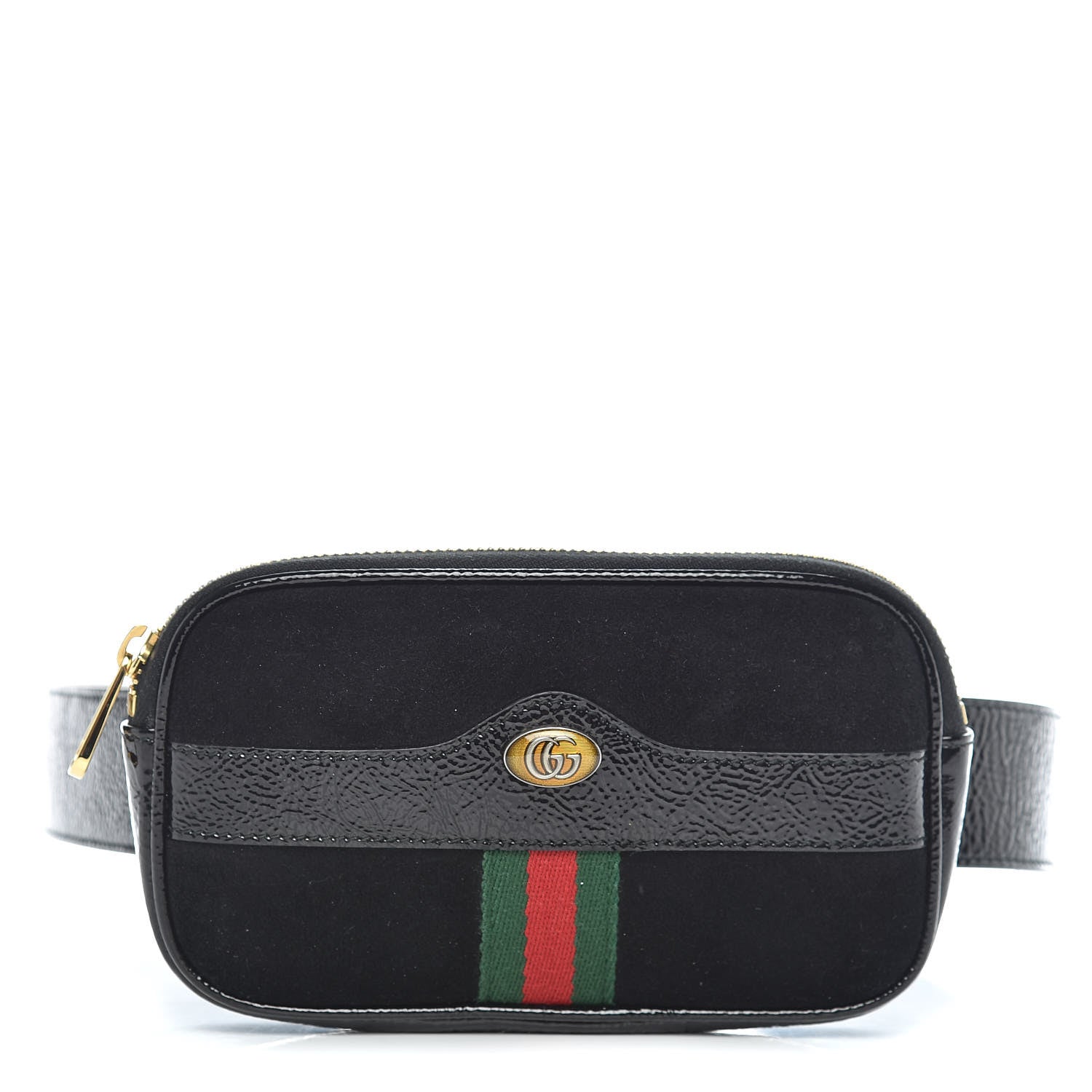 Gucci Suede Patent Ophidia Belted iPhone Case 90 36 Black 1 of 11