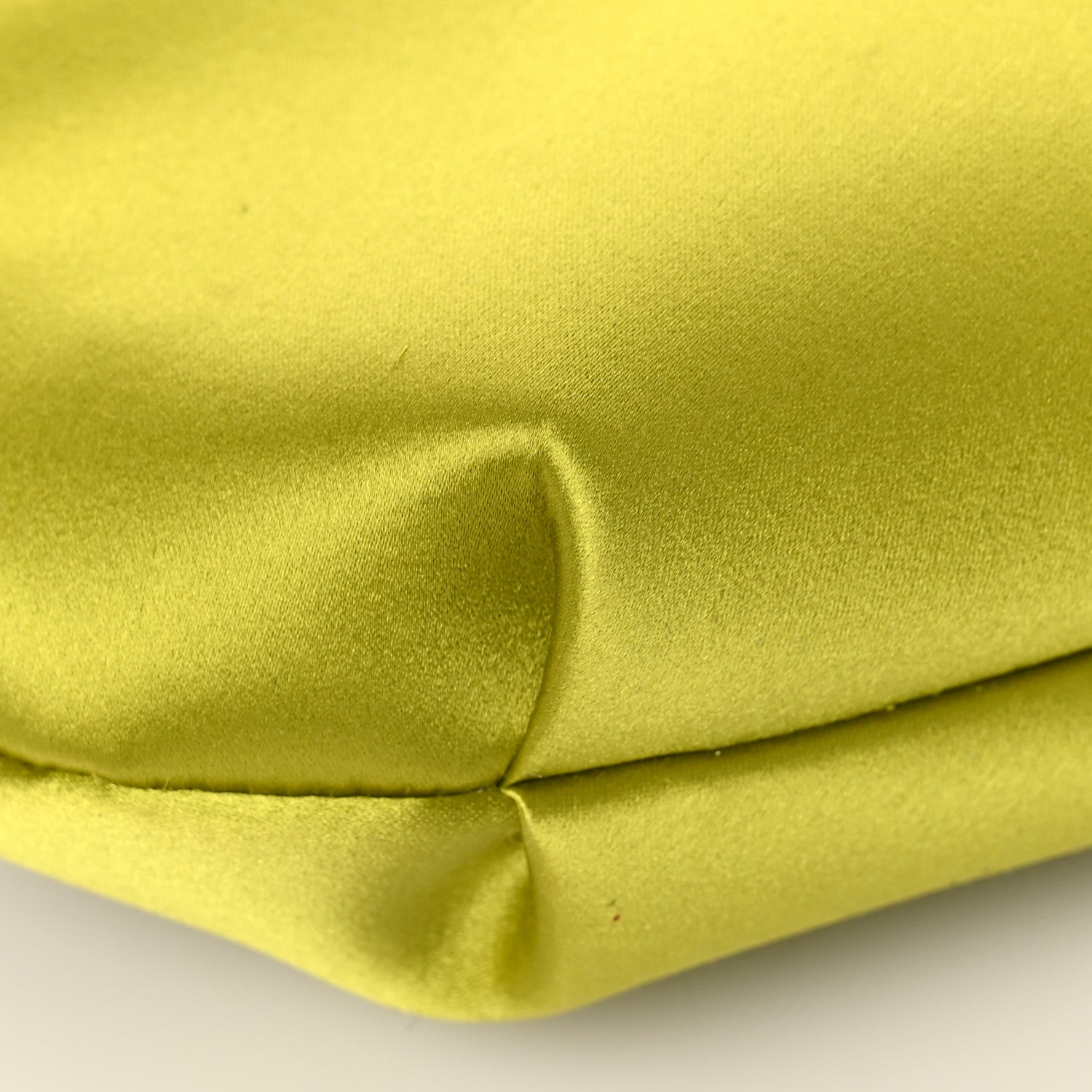 Jimmy Choo Satin Bonny Shoulder Bag Lime 7 of 8