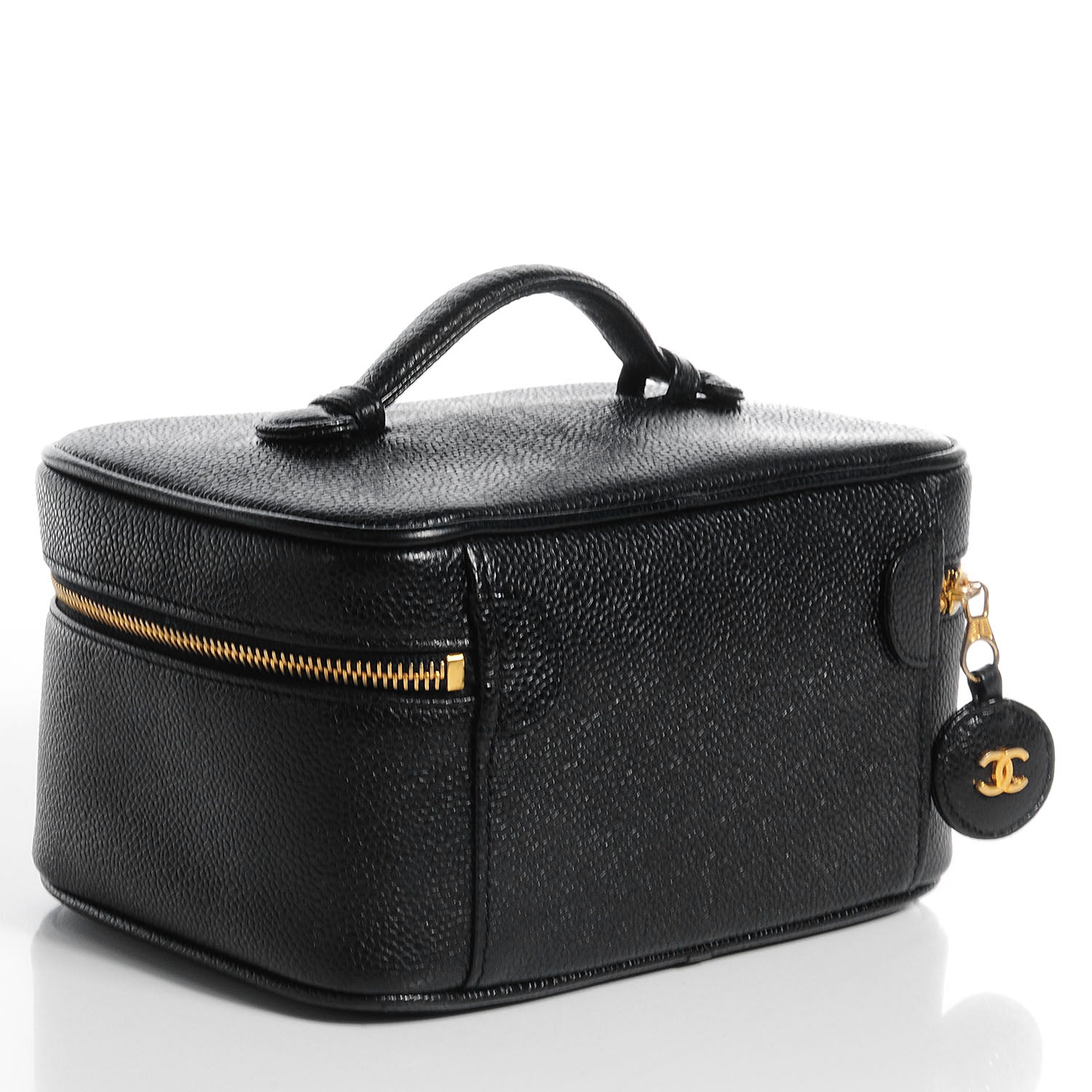 Chanel Caviar Cosmetic Case Black 3 of 9
