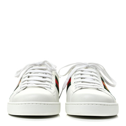 Gucci Calfskin Web Mens Gucci Band Ace Sneakers 8.5 White 2 of 10