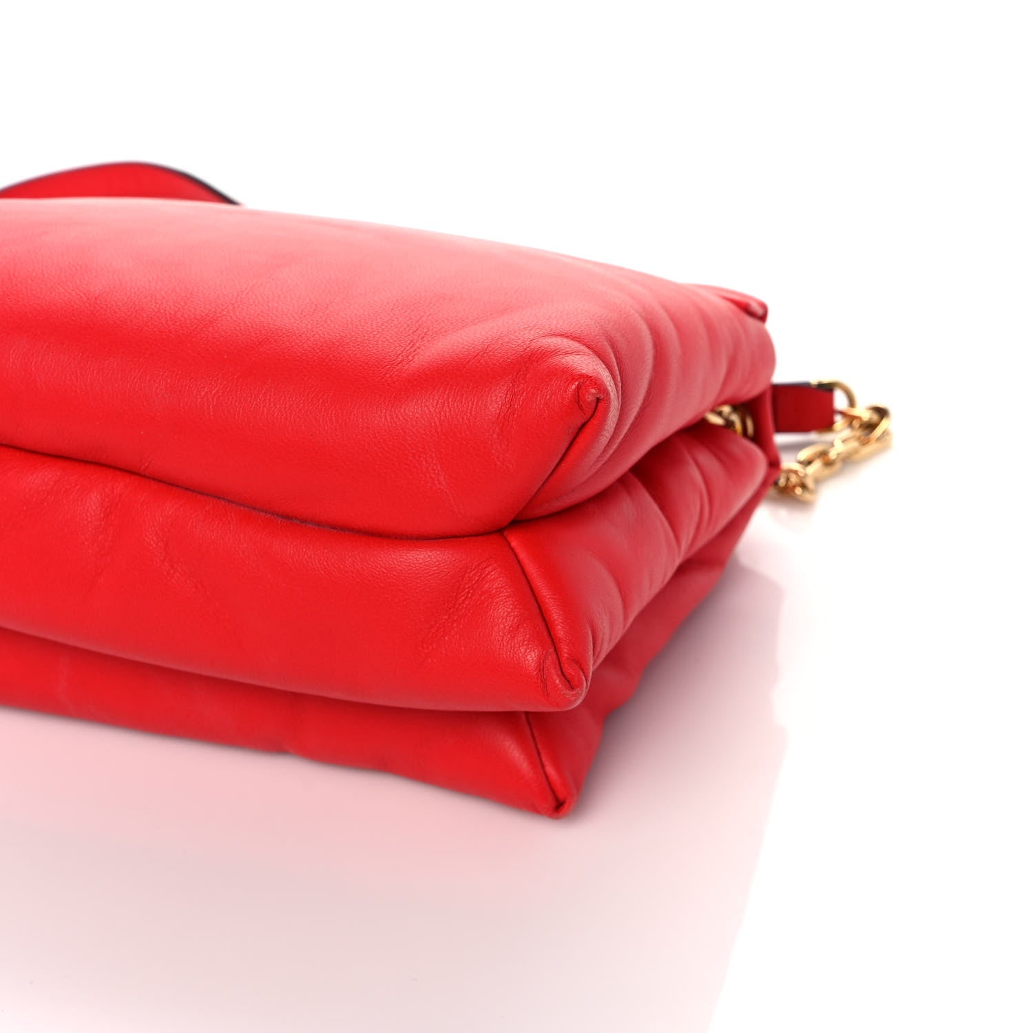 Lanvin Lambskin Sugar Flap Shoulder Bag Red 12 of 16