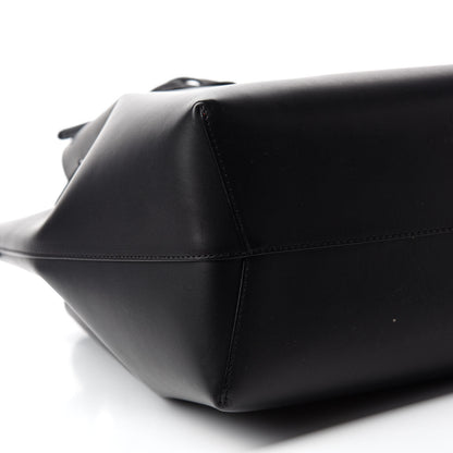 Mansur Gavriel Vegetable Tanned Calfskin Bucket Bag Black Flamma 6 of 11