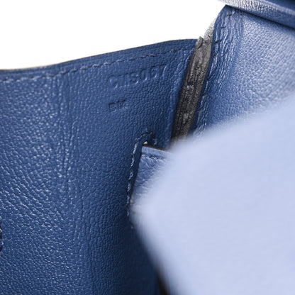 Hermes Togo Birkin 30 Bleu Brighton 7 of 11
