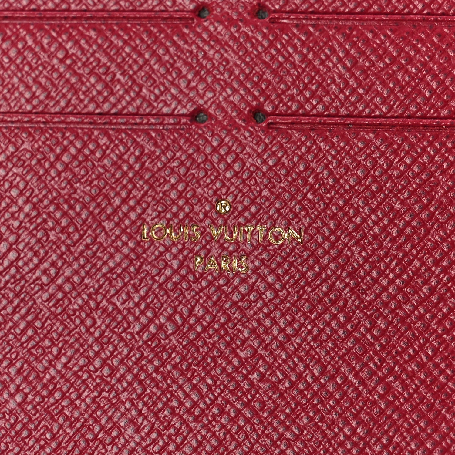 Louis Vuitton Calfskin Felicie Card Holder Insert Fuchsia 6 of 8