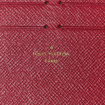 Louis Vuitton Calfskin Felicie Card Holder Insert Fuchsia 6 of 8