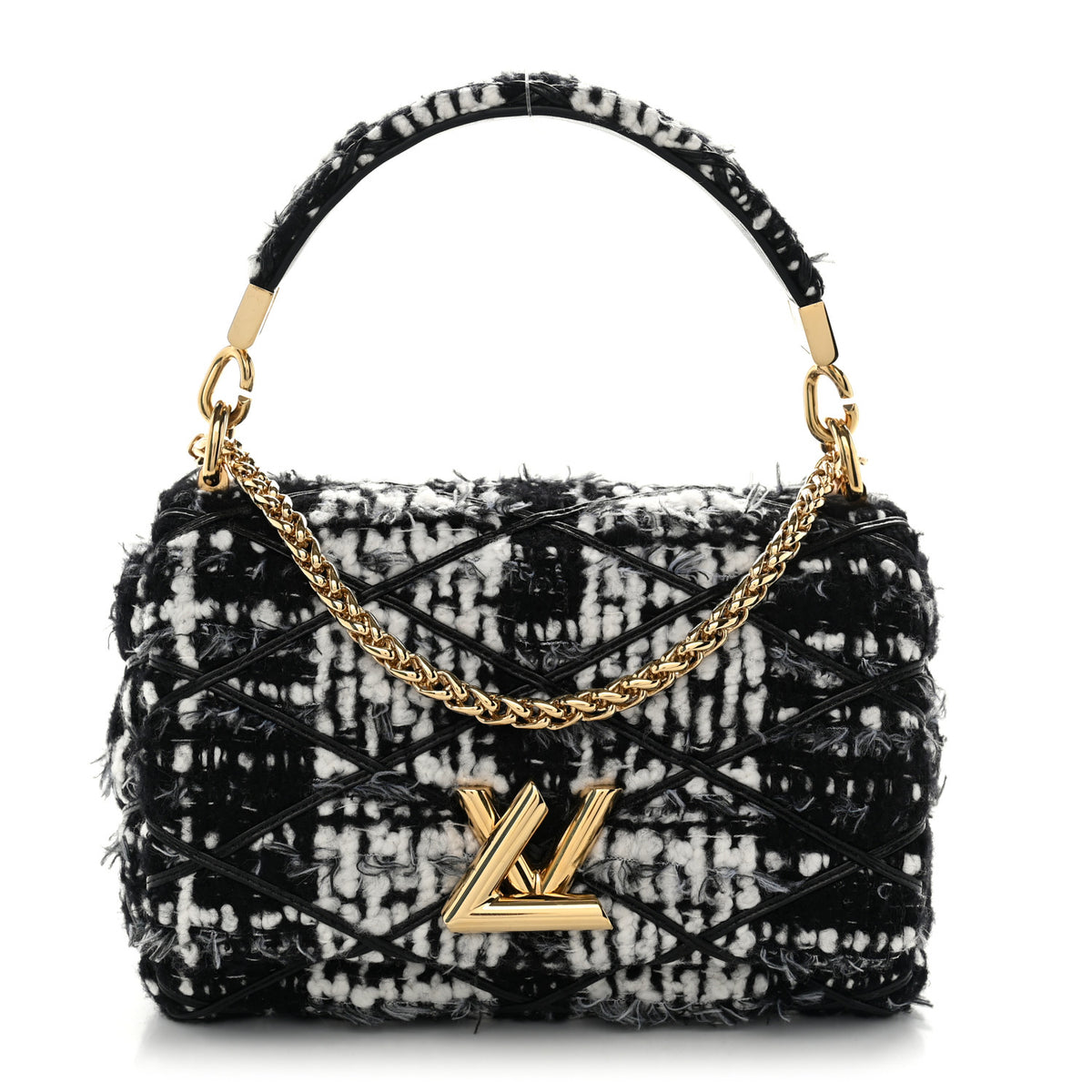 Tweed Malletage Top Handle GO-14 PM White Black