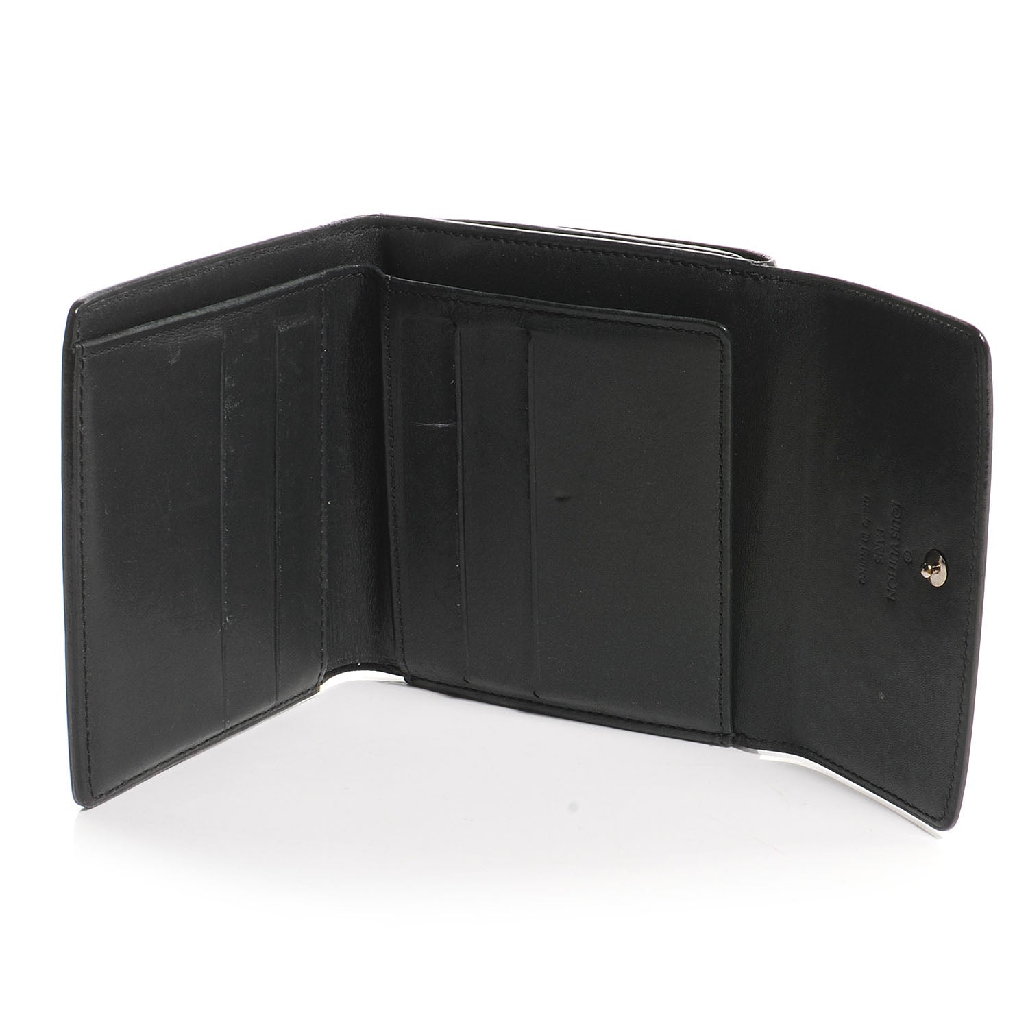 Louis Vuitton Mat Monogram Elise Wallet Black 5 of 7